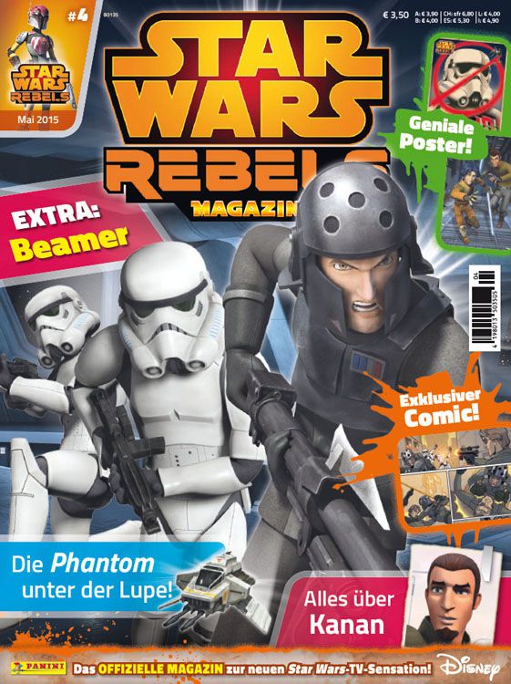 Okładka Star Wars Rebels Magazin 4 (wydane 20.04.2015)