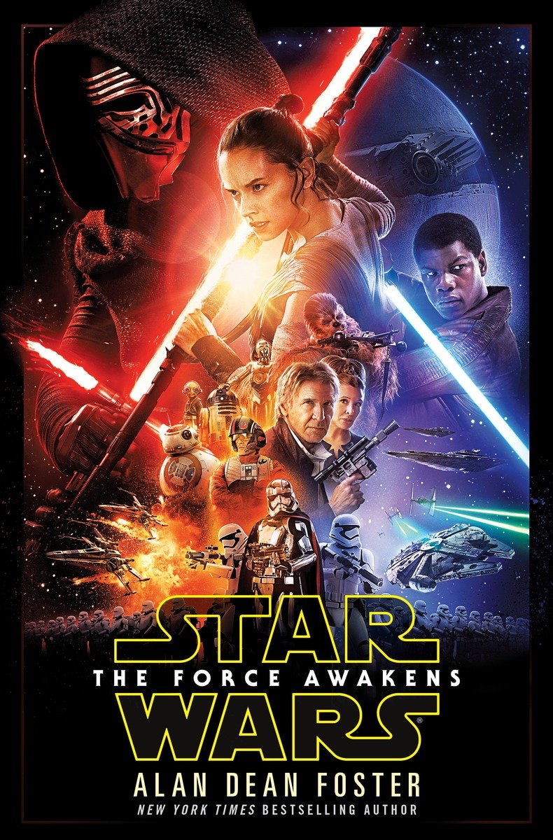 Okładka wydania oryginalnego (twarda) - The Force Awakens.
