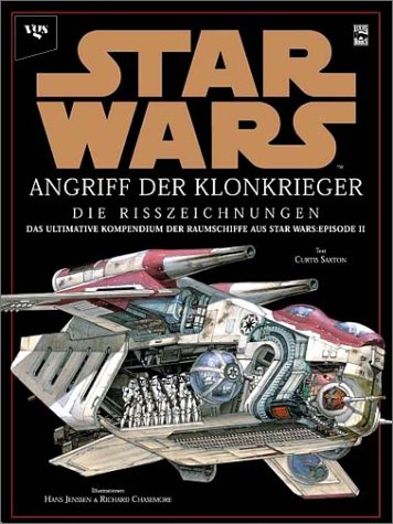 Okładka wydania niemieckiego - Angriff der Klonkrieger – Die Risszeichnungen.