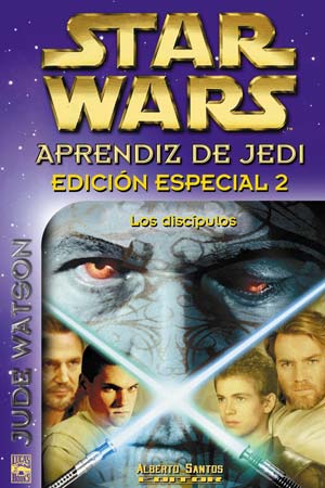 Hiszpańska okładka powieści — Aprendiz de Jedi Edición Especial 2: Los discípulos.