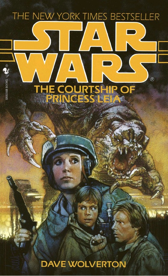 Okładka wydania oryginalnego (miękka) - The Courtship of Princess Leia