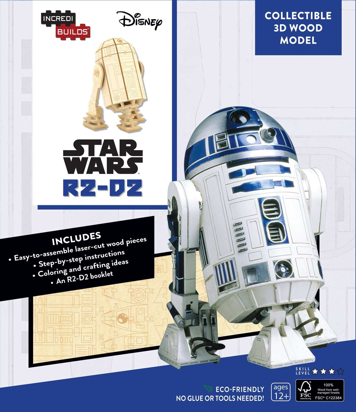 Okładka wydania oryginalnego - IncrediBuilds: Star Wars: R2-D2 3D Wood Model (miękka).
