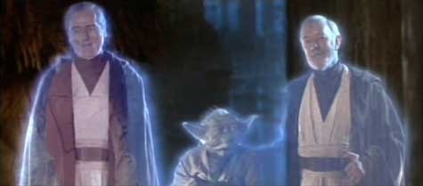Oryginalna scena z Powrotu Jedi.