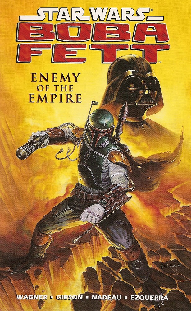 Okładka amerykańskiego wydania zbiorczego Boba Fett: Wróg Imperium