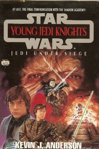 Oryginalna okładka powieści — Jedi Under Siege.
