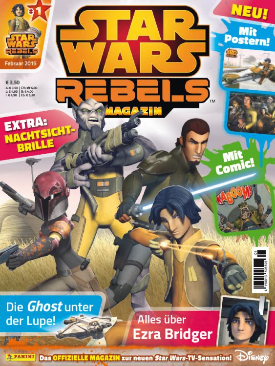 Star Wars Rebels Magazin 1 (wydane 21.01.2015)