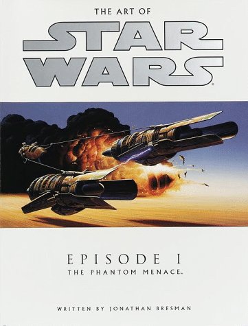 Okładka wydania oryginalnego (twarda) - The Art of Star Wars Episode I: The Phantom Menace.
