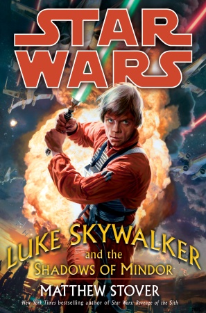 Okładka wydania oryginalnego (twarda) - Luke Skywalker and the Shadows of Mindor.