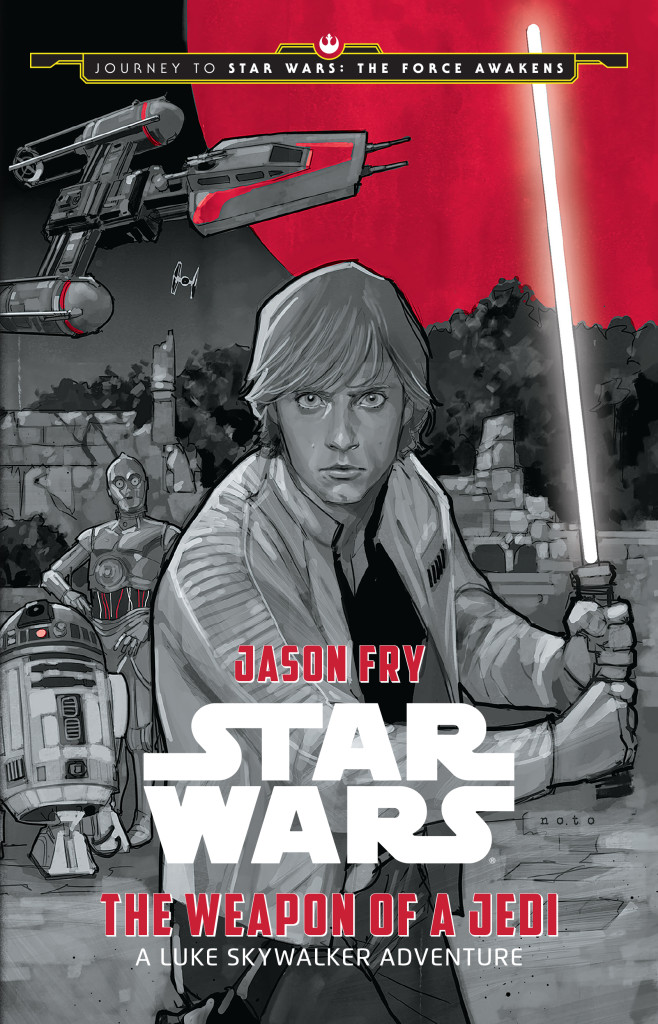 Okładka wydania amerykańskiego - The Weapon of a Jedi: A Luke Skywalker Adventure.