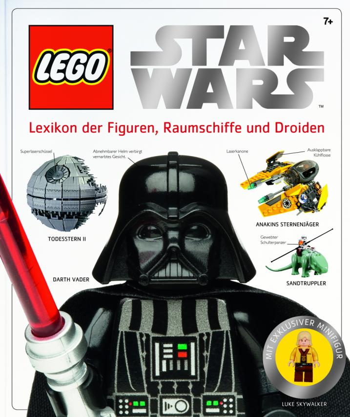 Okładka wydania niemieckiego - LEGO Star Wars – Lexikon der Figuren, Raumschiffe und Droiden.