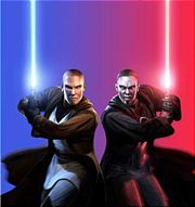 Wygnaniec Jedi po jasnej i ciemnej stronie Mocy.