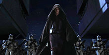 Darth Vader wkracza do Świątyni Jedi.