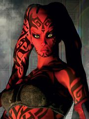 Ciało Darth Talon, tak jak wielu innych Sithów, pokryte było tatuażami.