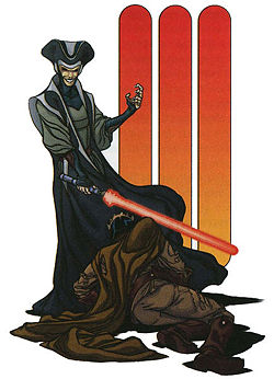 Inkwizytor i poległy Jedi.