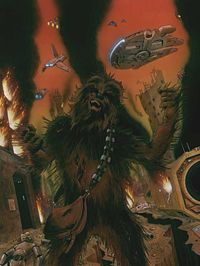 Sokół zmuszony zostawić Chewbaccę.
