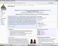 Screen strony głównej około miesiąc po premierze. Wrzesień 2006.