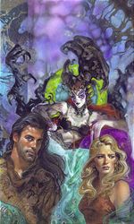 Ilustracja na okładkę Knightfall I: Jedi Storm