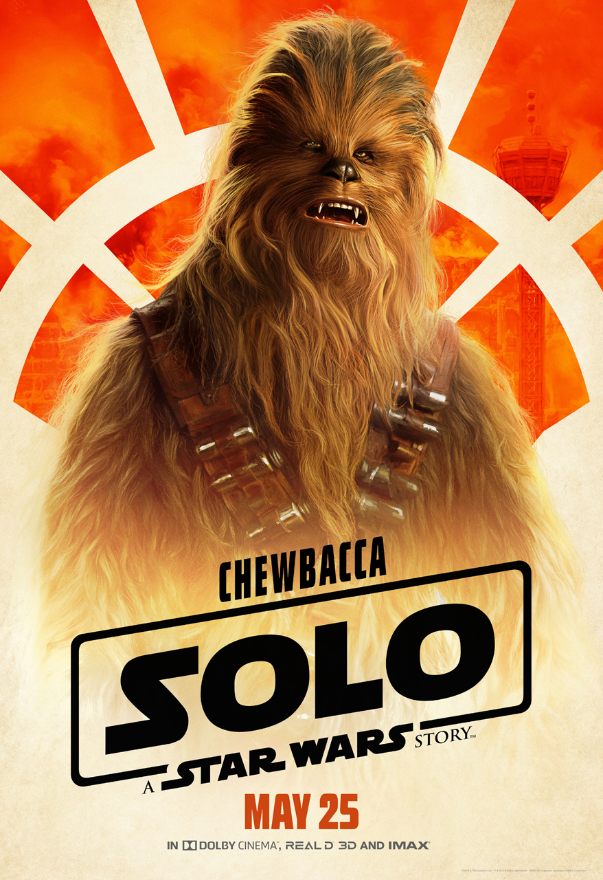 Plakat z Chewbaccą.
