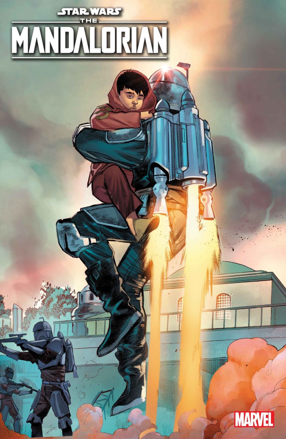 Wstępna okładka komiksu.