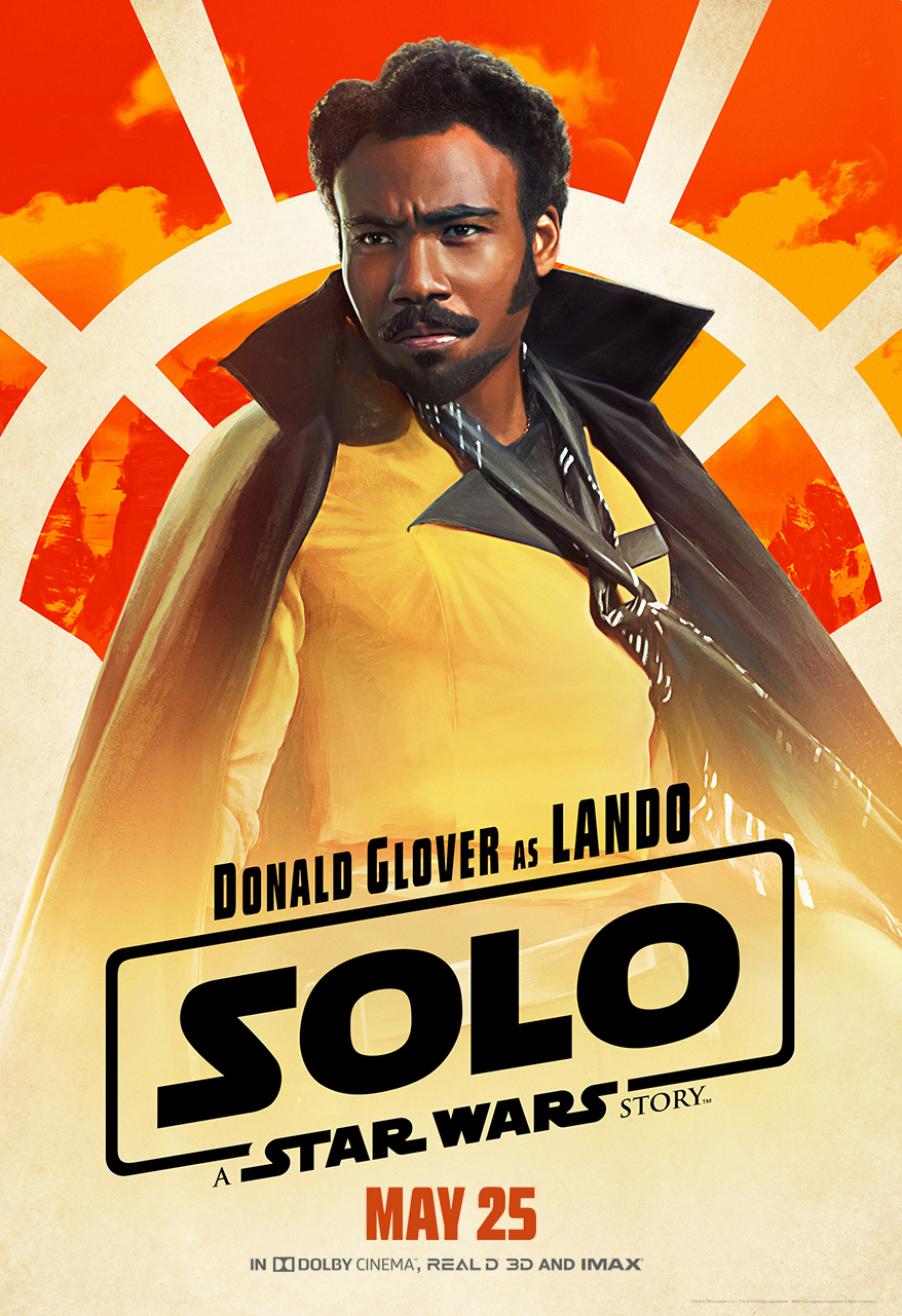 Plakat z Lando Calrissianem.