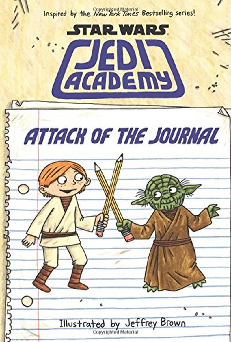 Okładka wydania oryginalnego - Jedi Academy: Attack of the Journal.