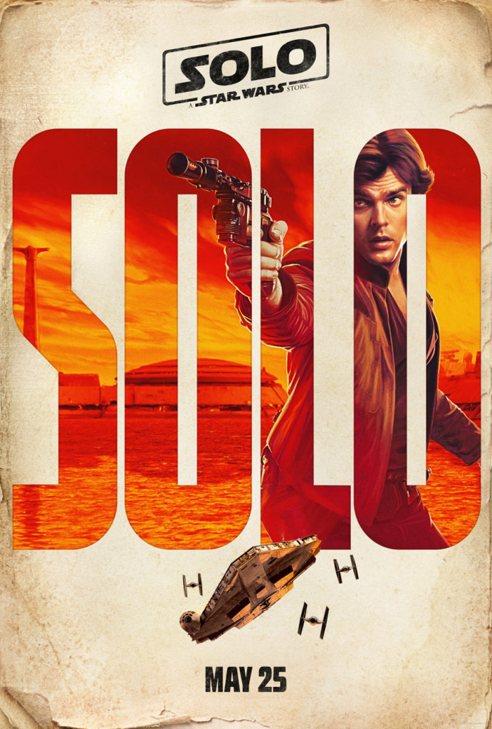 Wstępny plakat z Hanem Solo.