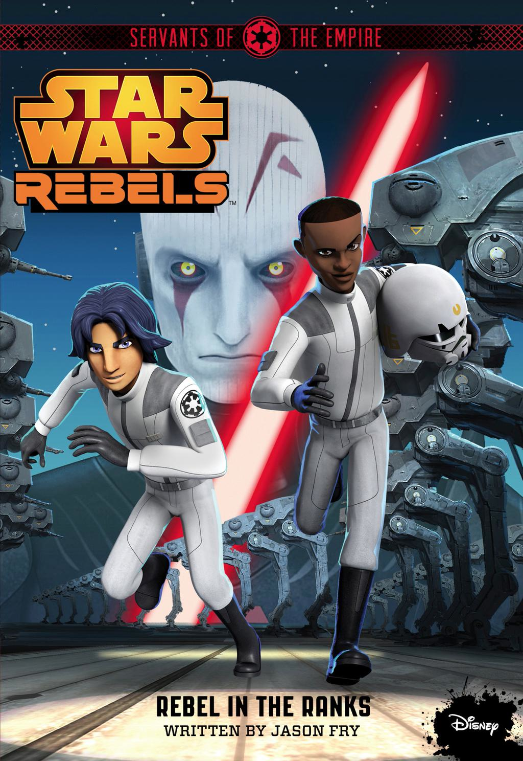 Okładka wydania amerykańskiego - Servants of the Empire: Rebel in the Ranks.