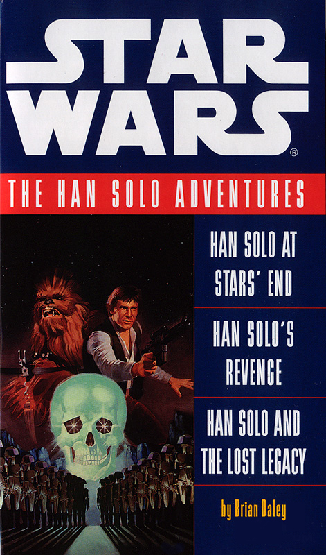 Okładka wydania oryginalnego (2002) - The Han Solo Adventures.