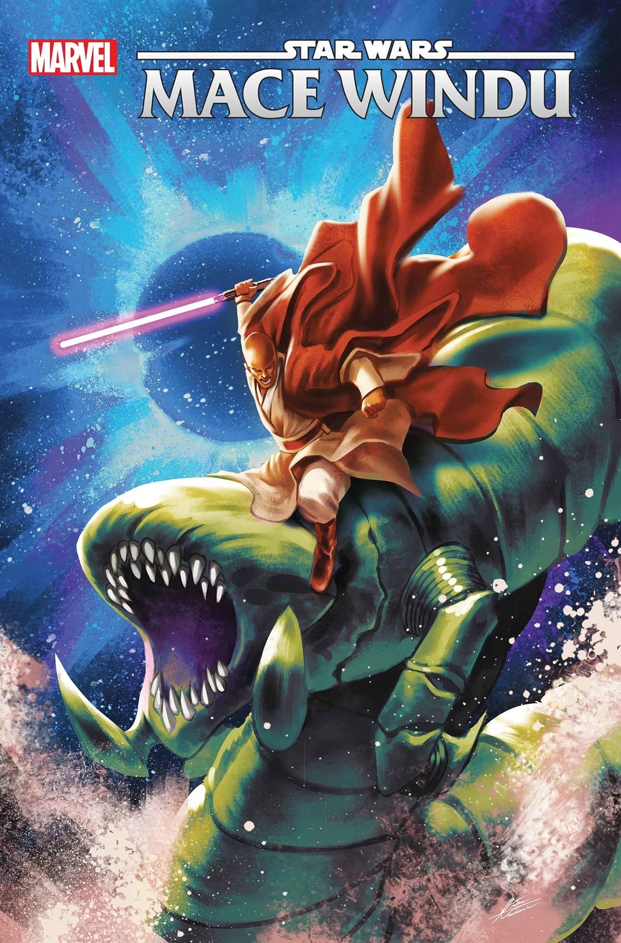 Wstępna okładka komiksu.