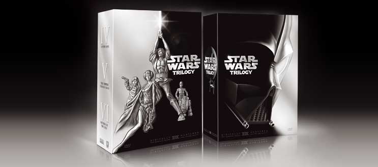 Wydanie DVD oryginalnej trylogii.
