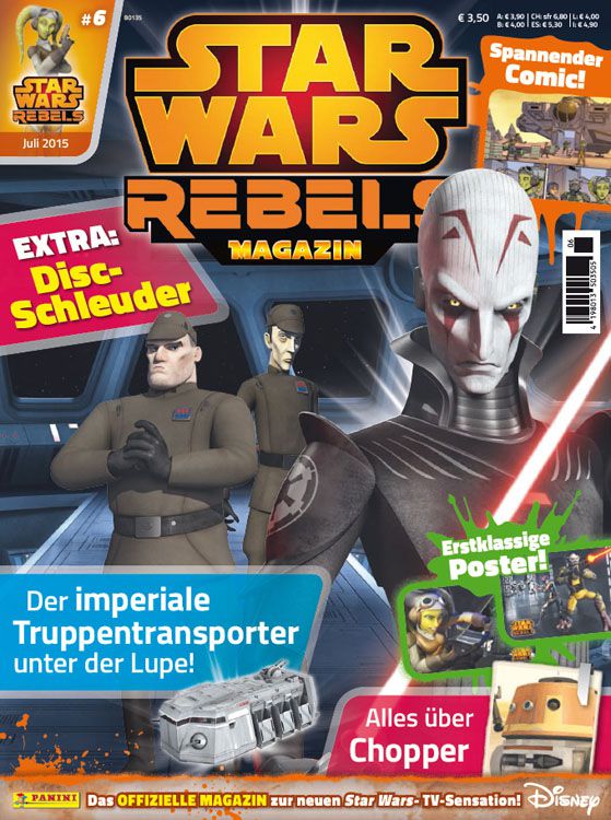 Okładka Star Wars Rebels Magazin 6 (wydane 10.06.2015)