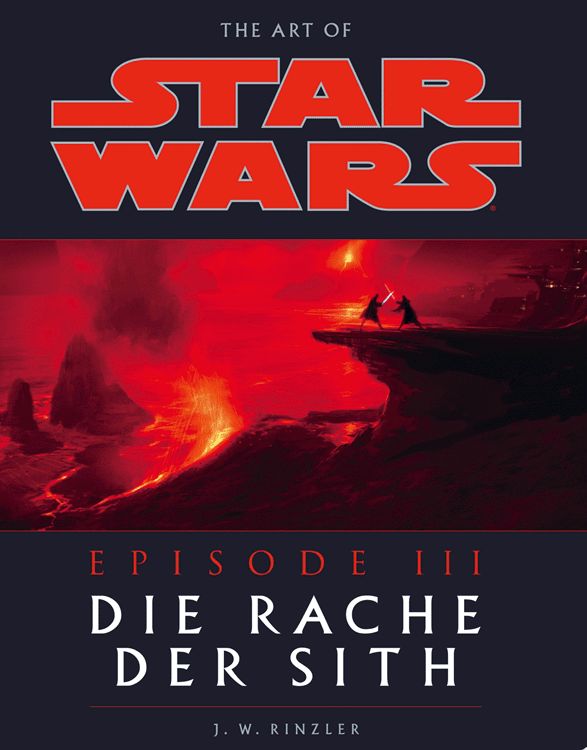 Okładka wydania niemieckiego - The Art of Star Wars: Episode III – Die Rache der Sith.