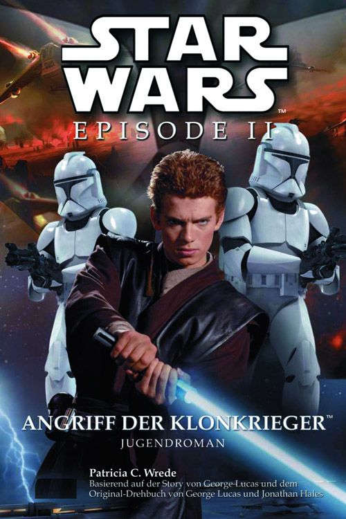 Okładka wydania niemieckiego - Episode II: Angriff der Klonkrieger.
