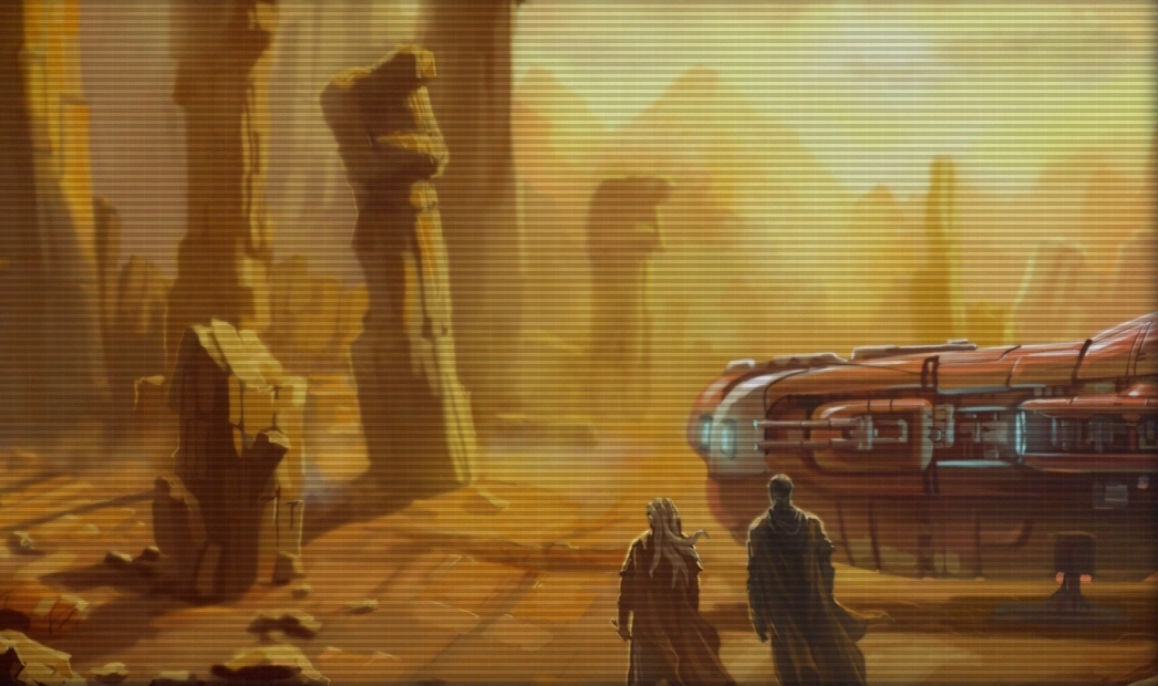 Eison z mistrzem podczas jednej z wypraw.