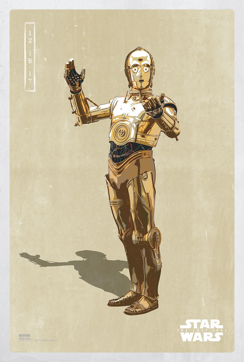 Plakat Pop Icon z C-3PO.