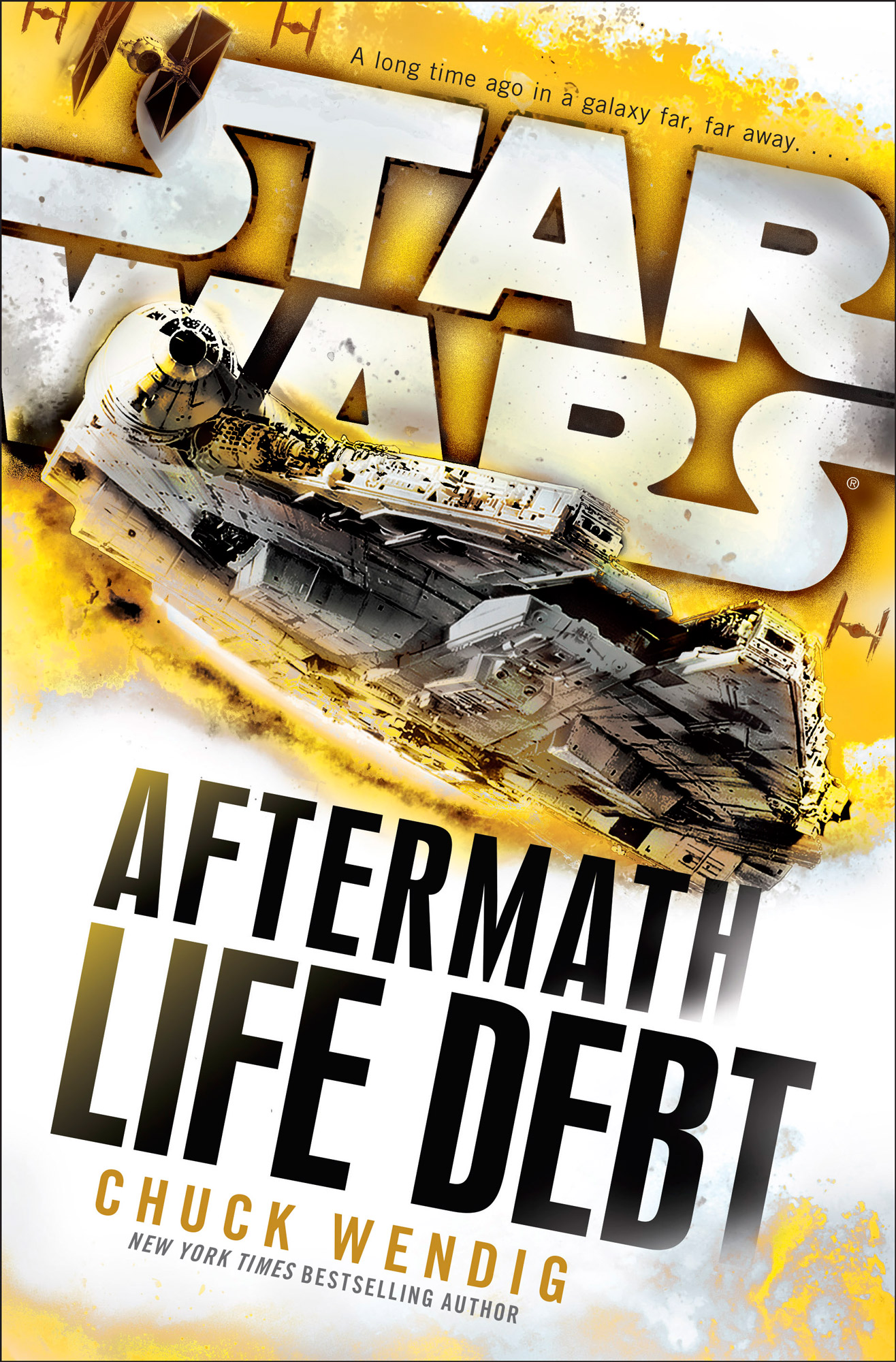 Okładka wydania oryginalnego (twarda) - Aftermath: Life Debt.