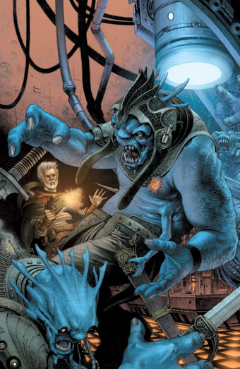 Ilustracja z okładki komiksu.